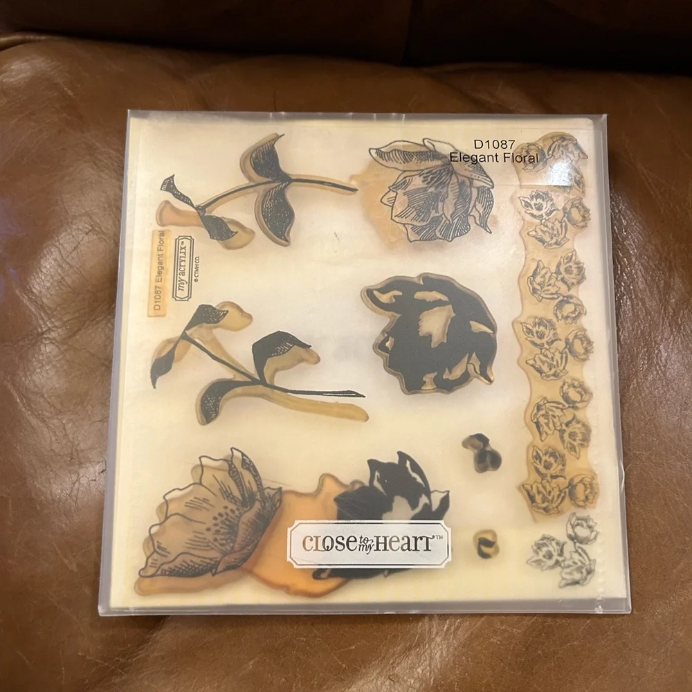 Close to My Heart My Acrylix 8 Sets of Decorative Stamps